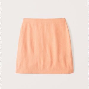 NWT A&F Linen-Blend A-Line Mini Skirt